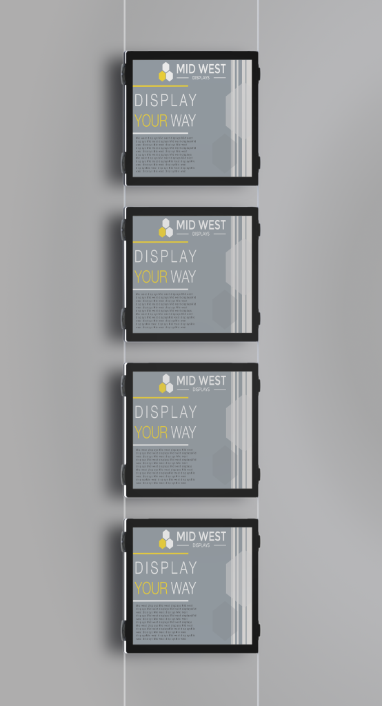 A3 Claralight LED light pocket mounted 4 high on cable