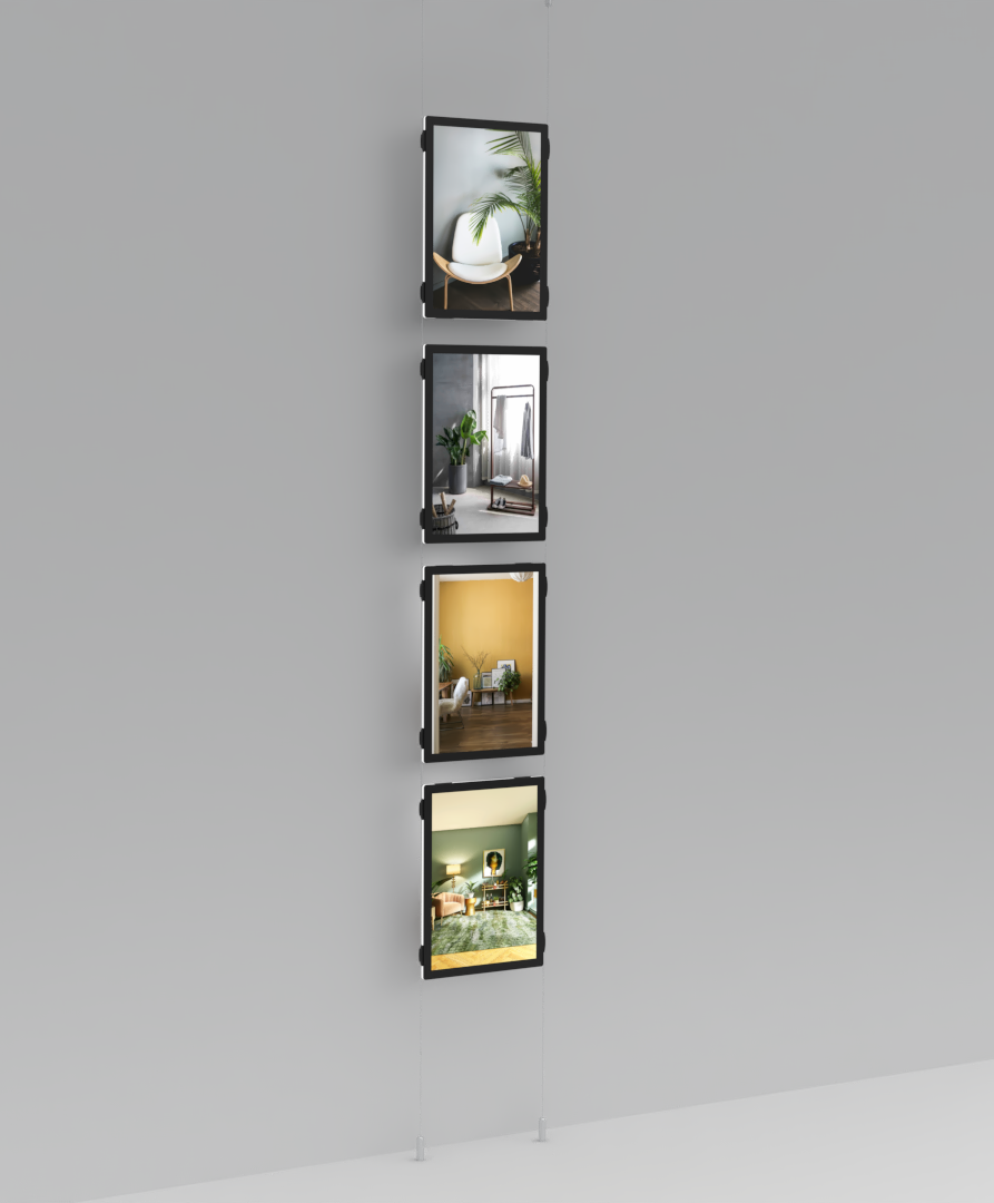 A3 Claralight LED light pockets 4 high