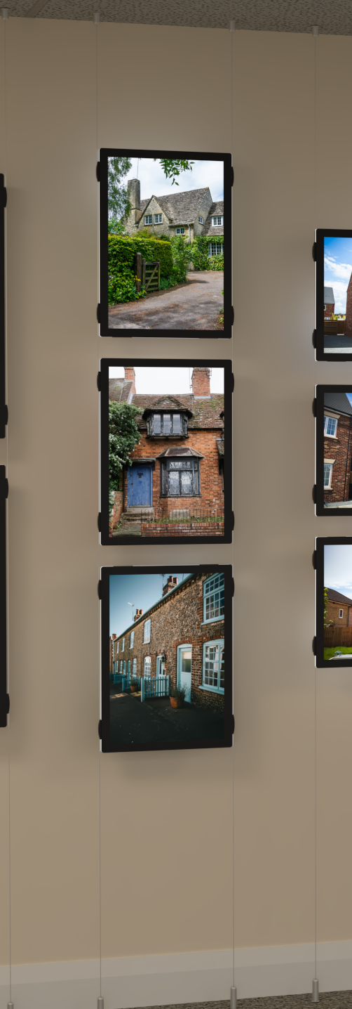 A2 claralight LED light pocket mounted 3 high